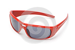 Red toy sunglasses