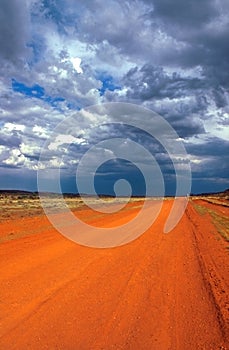Red track in the outback