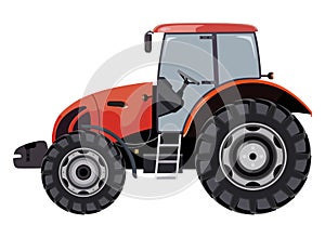 Red tractor