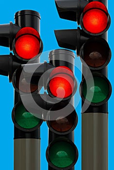 red traffic light