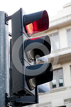 Red traffic light