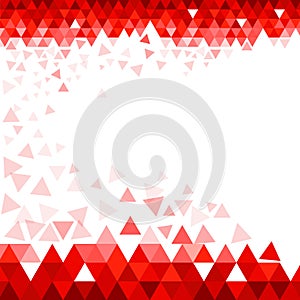Red Triangle Background
