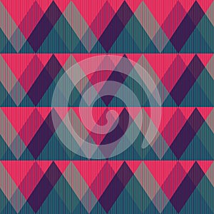 Red triangle seamless pattern