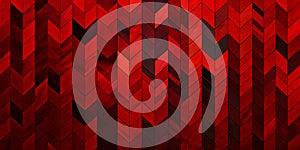 Red triangular abstract background, Grunge surface, 3d Rendering