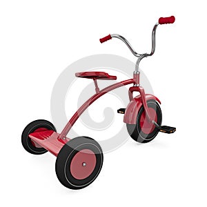 Red tricycle