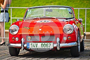 Red Triumph Spitfire
