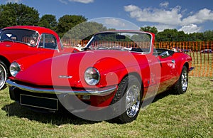 Red Triumph Spitfire