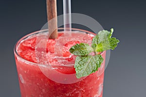 Red Tropical Cocktail