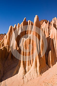 Red tsingy of Diego Suarez, Madagascar