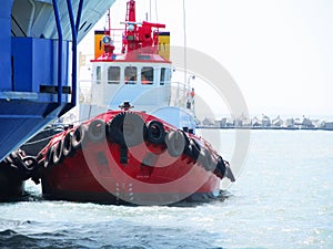 Red Tug Boat