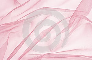 Red tulle background