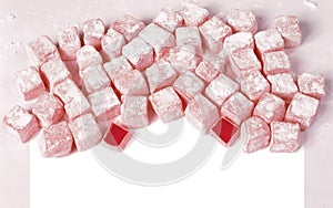 Red Turkish delight photo