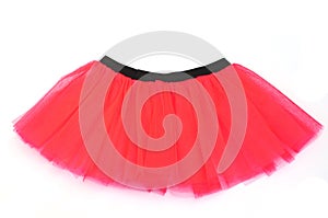 Red tutu skirt photo