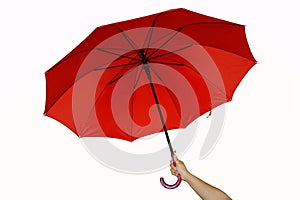 Red umbrella