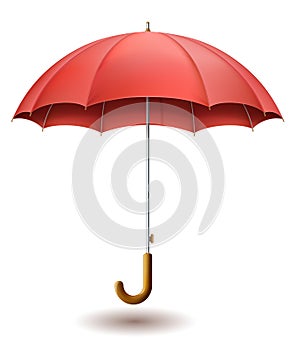 Red umbrella