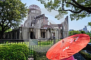 Red umbrella of life