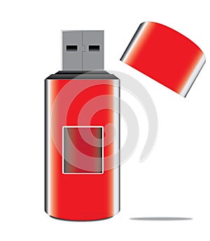 Red usb key