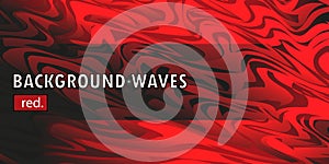 Red vector Template Abstract background with curves lines and shadow. For flyer, brochure, booklet and websites design.