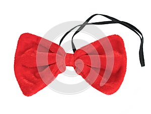 Red velvet bow