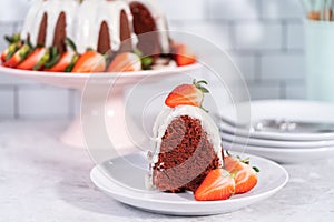 Red velvet bundt cake