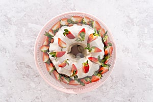 Red velvet bundt cake