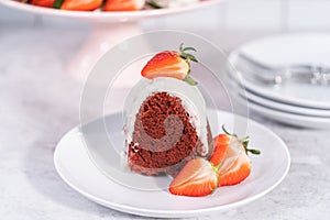 Red velvet bundt cake