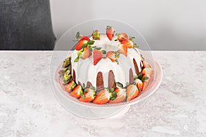 Red velvet bundt cake