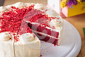 Red velvet cake photo