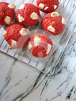 Red Velvet cookies fun