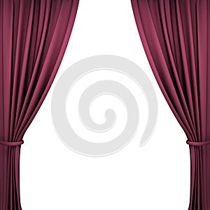 Red Velvet Theater Curtains