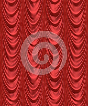 red velvet theatre curtain