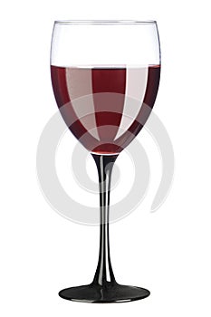 Red vine glass