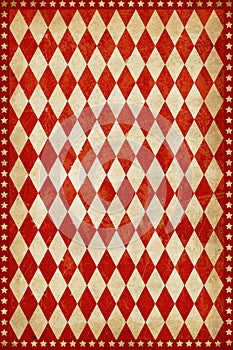 Red Vintage Circus Poster Background photo