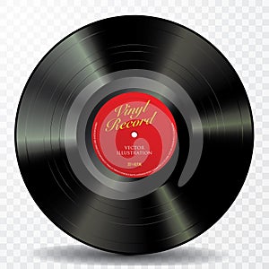 red vinyl record 33