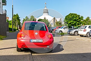 Red Volkswagen Beetle