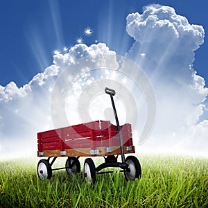 Red wagon