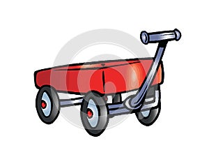 Red wagon