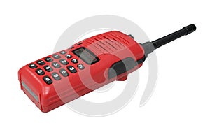 Red walkie talkie