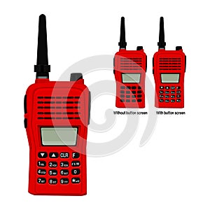 Red walkie-talkie