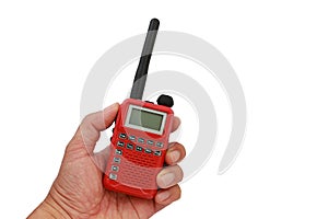 Red Walkie Talkie Handheld