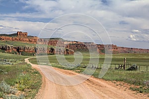 Red Wall Near Kaycee Wyoming