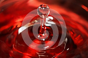 Red water drop