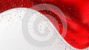 Red Water Drop Background Image