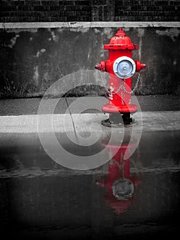 Red Water Hydrant