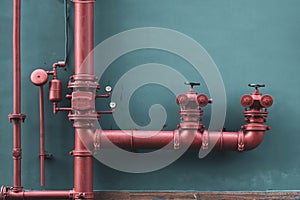 Red water pipe of Industrial and building fire extinguishing