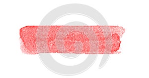 Red watercolor line brush backgroundfor draw