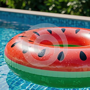 Red Watermelon Inflatable Pool Float