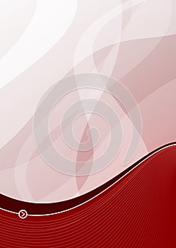 Red wave background portrait
