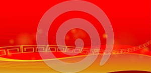 The red wave transparent Abstract background