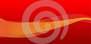 The red wave transparent Abstract background